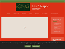 Tablet Screenshot of les3napoli.com
